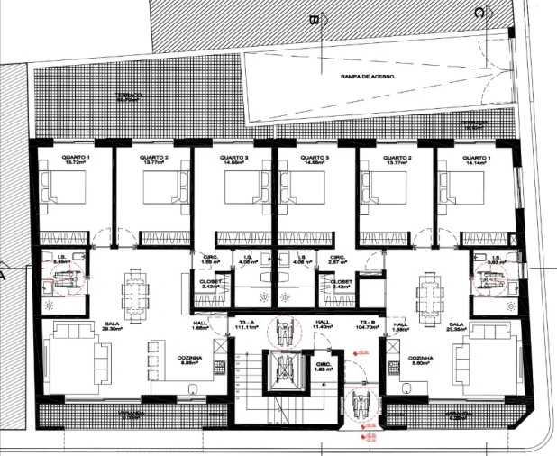 Terreno para Venda em Quarteira Planta 2