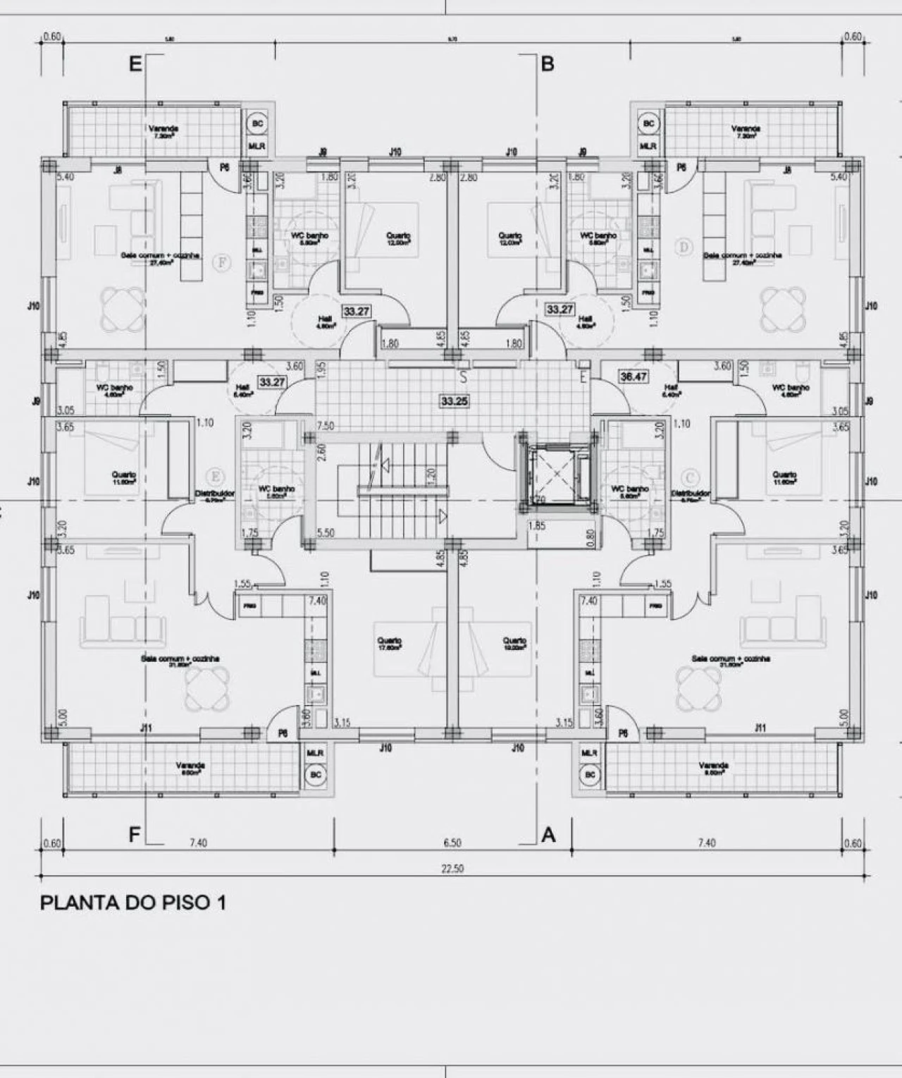 Apartamento T2 para Venda em Avanca Planta 4