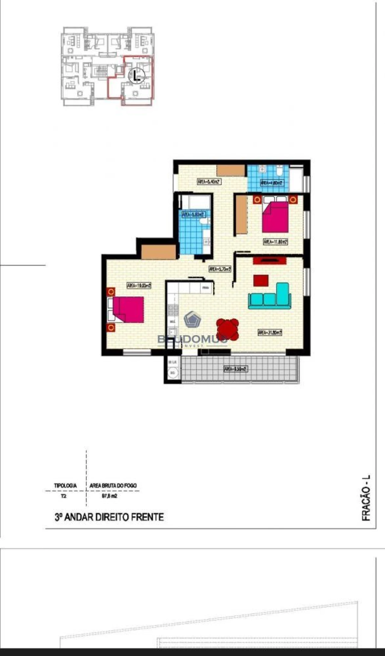 Apartamento T2 para Venda em Avanca Foto 3