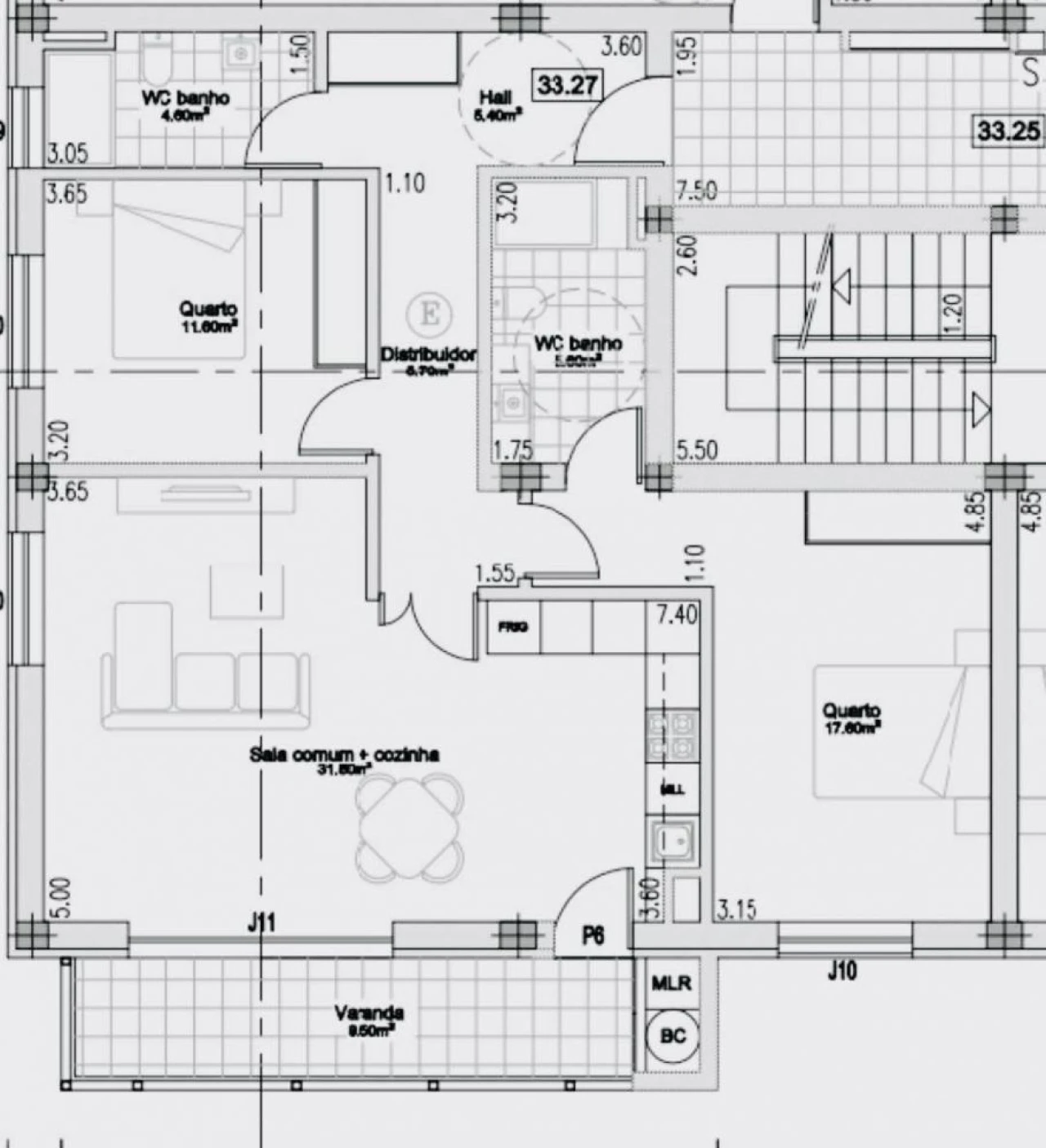 Apartamento T2 para Venda em Avanca Planta 4