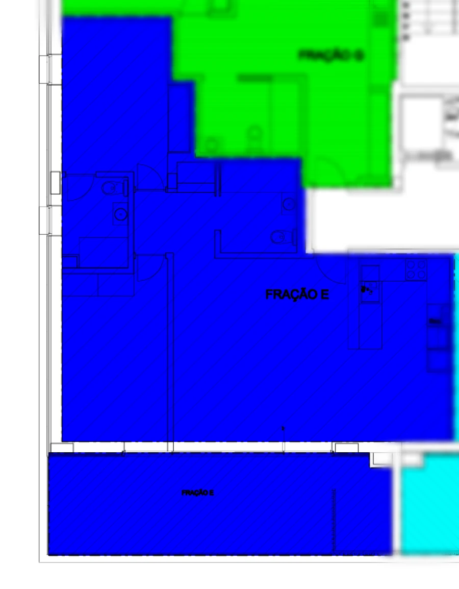 Apartamento T2 para Venda em Beduído e Veiros Planta 1