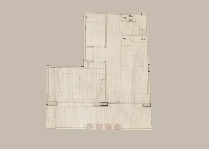 Apartamento T1 para Venda em Santa Marinha e São Pedro da Afurada Planta 1