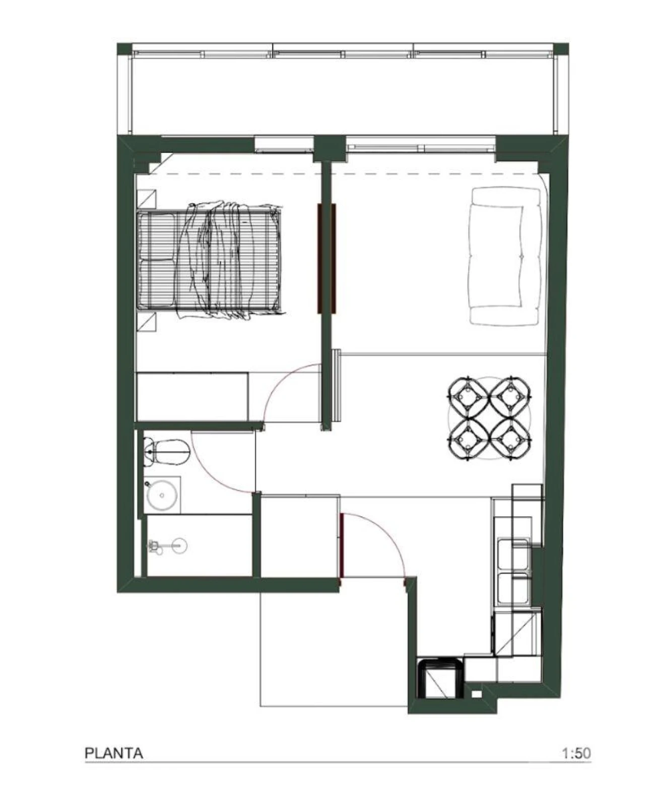 Apartamento T1 para Venda em Cedofeita, Santo Ildefonso, Sé, Miragaia, São Nicolau e Vitória Foto 2
