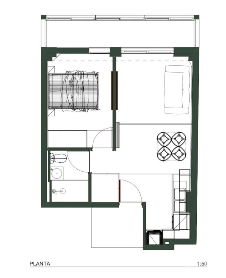 Apartamento T1 para Venda em Cedofeita, Santo Ildefonso, Sé, Miragaia, São Nicolau e Vitória Foto 2