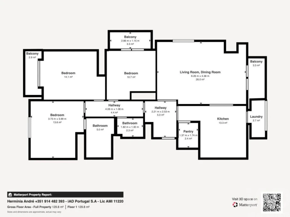 Apartamento T3 para Venda em Vilar de Andorinho Foto 40
