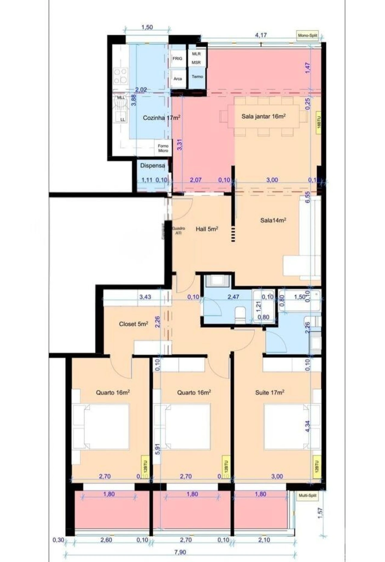 Apartamento T3 para Venda em Almada, Cova da Piedade, Pragal e Cacilhas Foto 16