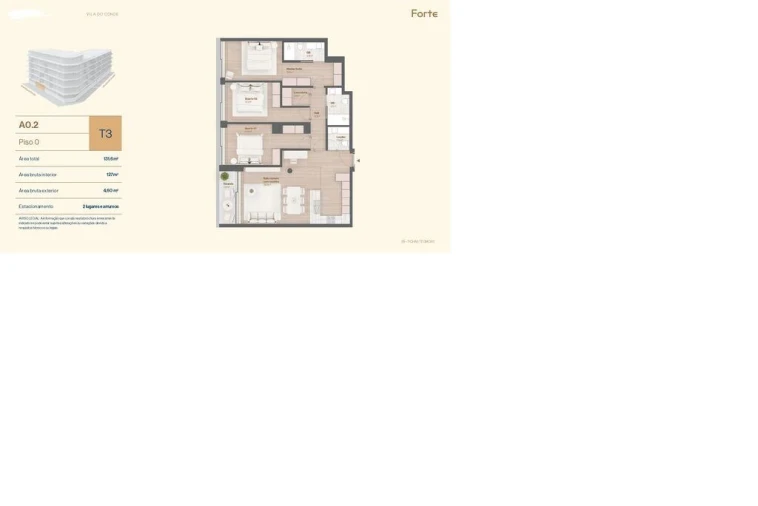 Apartamento T3 para Venda em Vila do Conde Foto 21