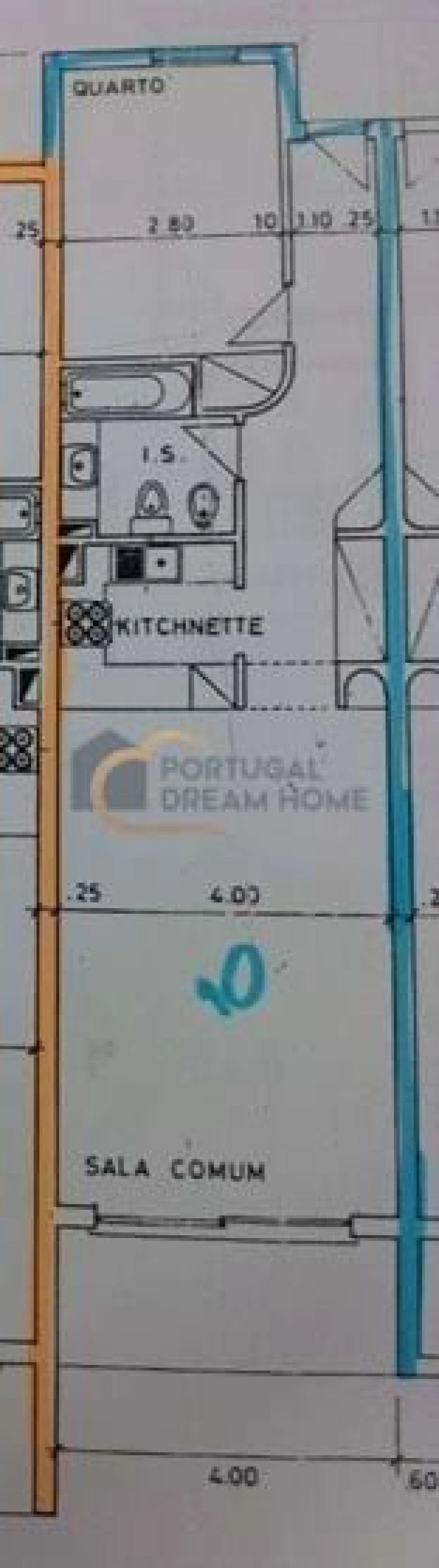 Apartamento T1 para Venda em Albufeira e Olhos de Água Planta 1