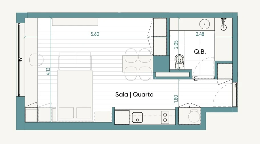 Apartamento para Venda em Matosinhos e Leça da Palmeira Planta 1