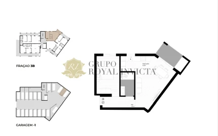 Apartamento T1 para Venda em Pedrouços