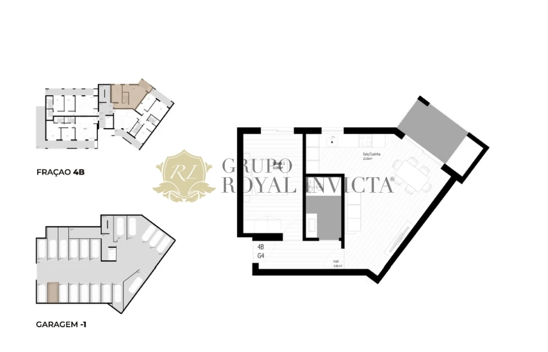 Apartamento T1 para Venda em Pedrouços Foto 15