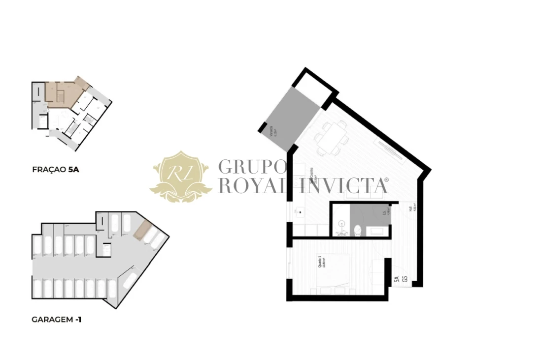 Apartamento T1 para Venda em Pedrouços Foto 16