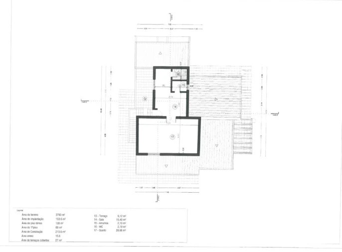 Moradia T5 para Venda em Almancil Planta 1