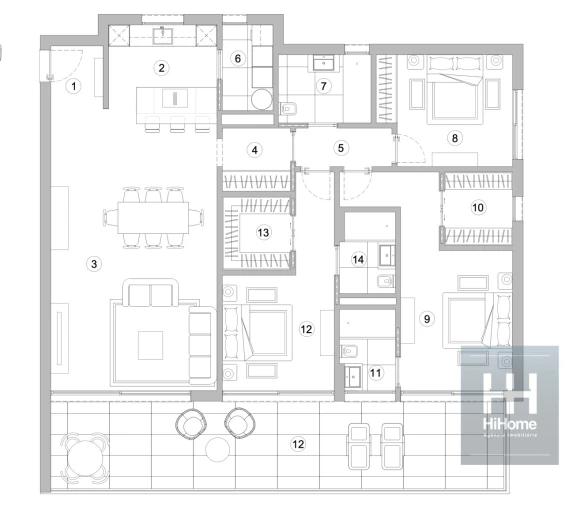 Apartamento T3 para Venda em Imaculado Coração de Maria Foto 35