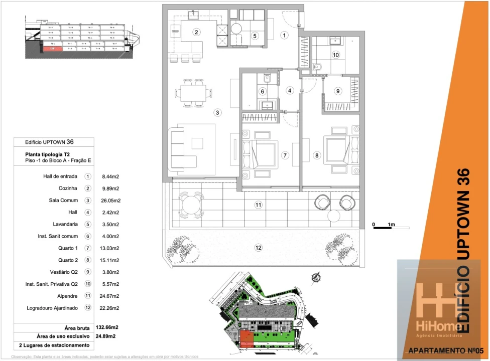 Apartamento T2 para Venda em Imaculado Coração de Maria Foto 36