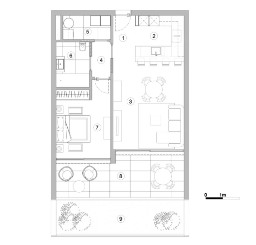 Apartamento T1 para Venda em Imaculado Coração de Maria Planta 1