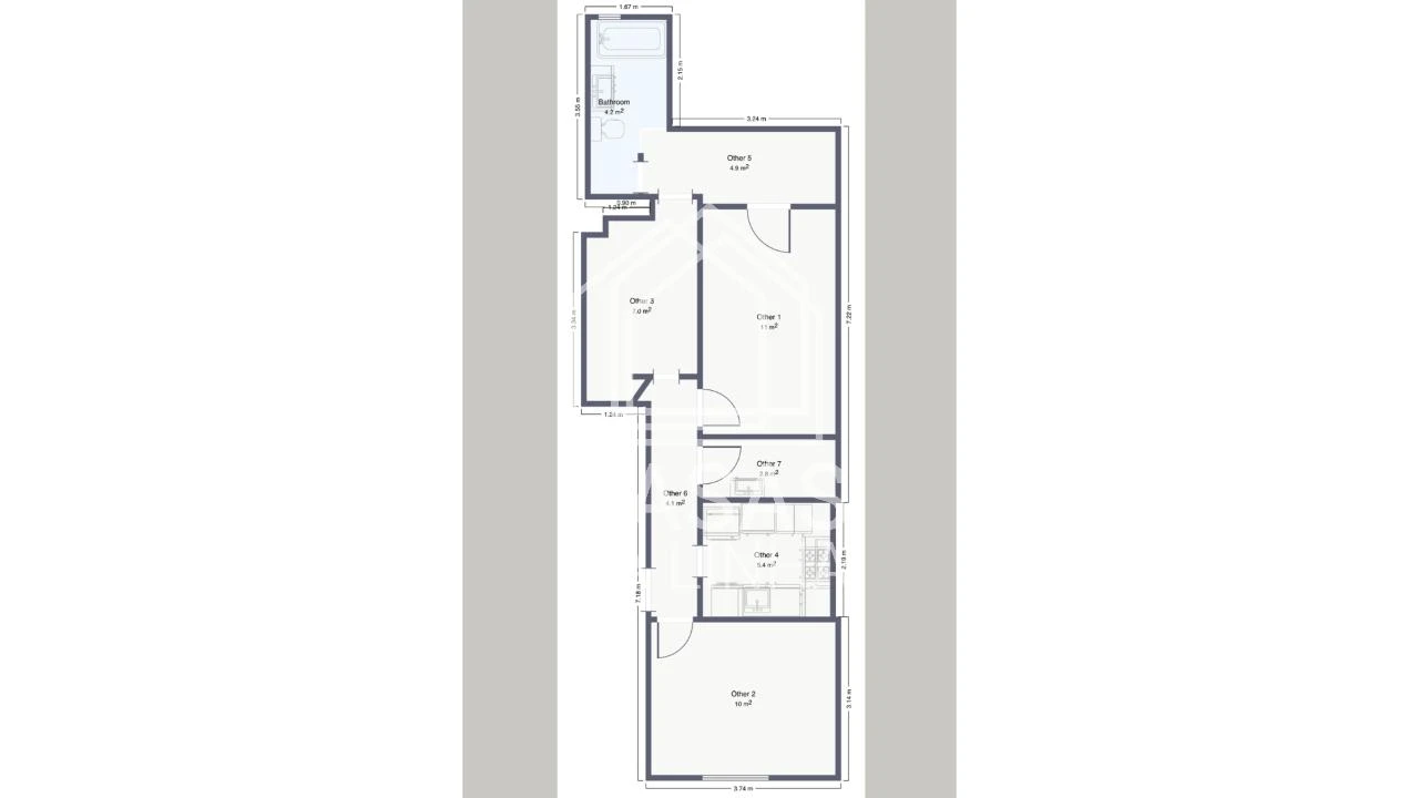 Apartamento T2 para Arrendamento em São Domingos de Benfica Foto 24