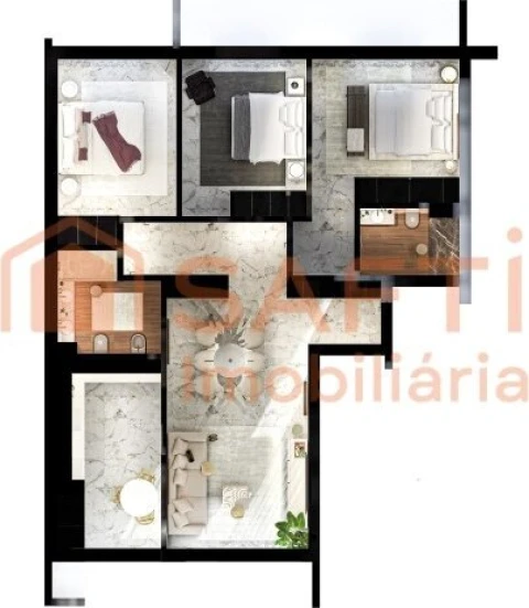 Apartamento T2 para Venda em Nossa Senhora da Piedade