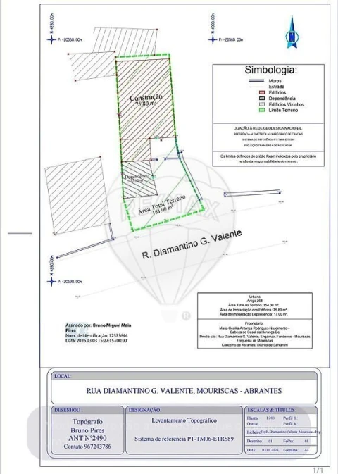 Moradia T3 para Venda em Mouriscas