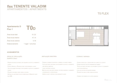 Apartamento T1 para Venda em Ramalde