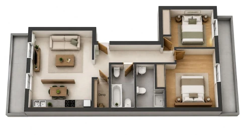 Apartamento T2 para Venda em Coimbrão
