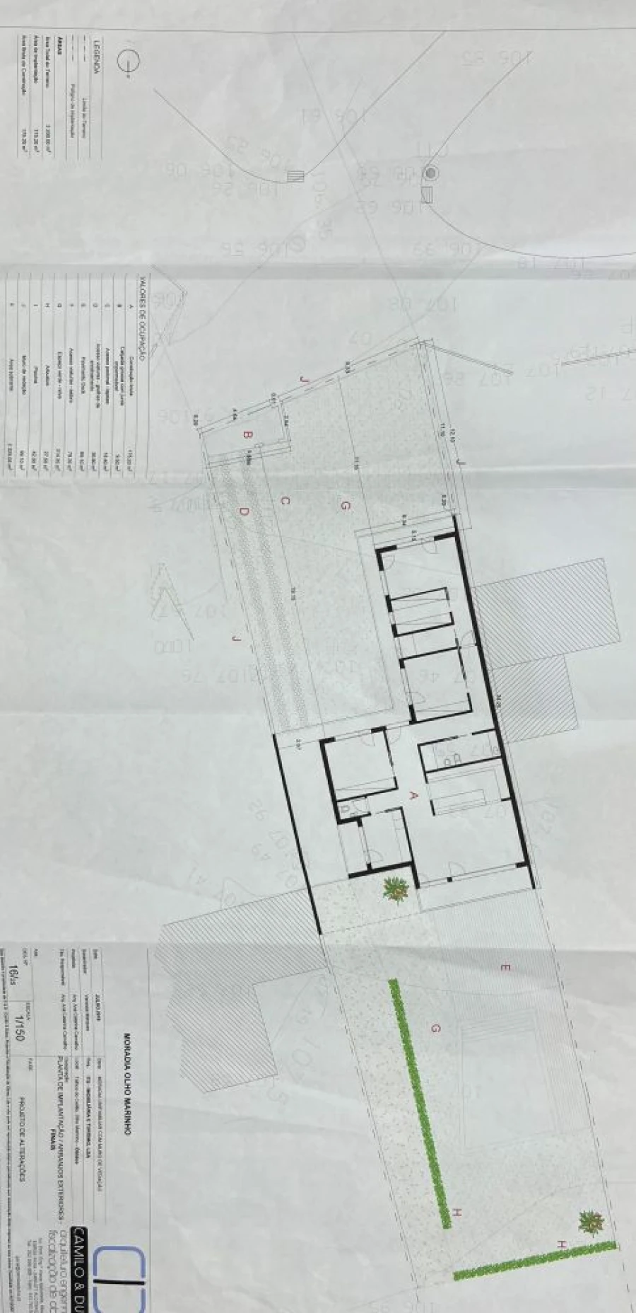 Terreno para Venda em Olho Marinho Planta 1