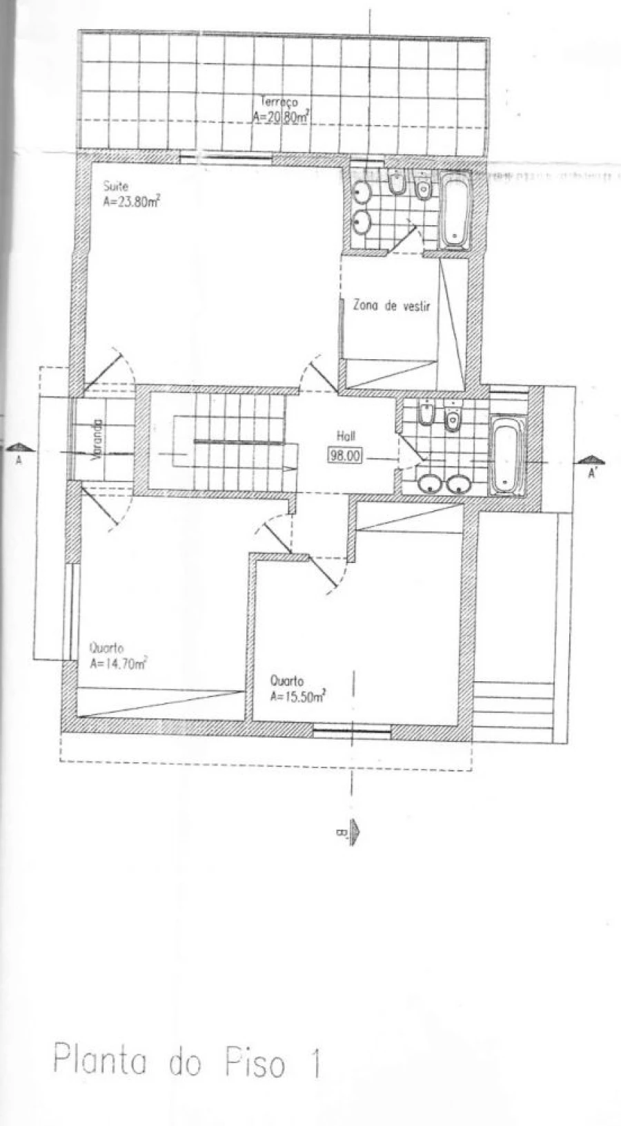 Moradia T3 para Venda em Sandim, Olival, Lever e Crestuma Planta 3