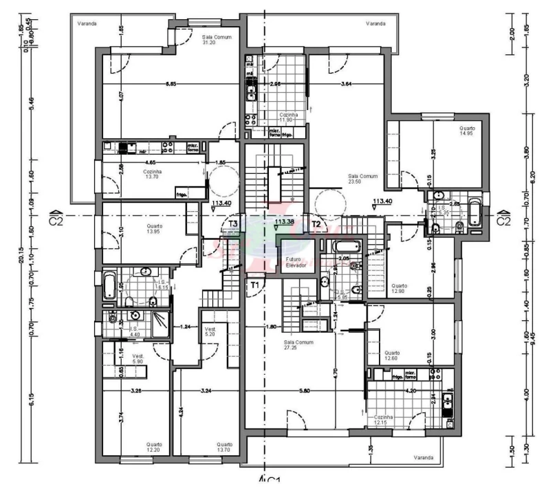 Apartamento T3 para Venda em São Martinho do Bispo e Ribeira de Frades Foto 12