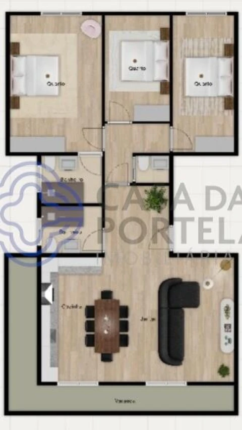 Apartamento T3 para Venda em Benfica