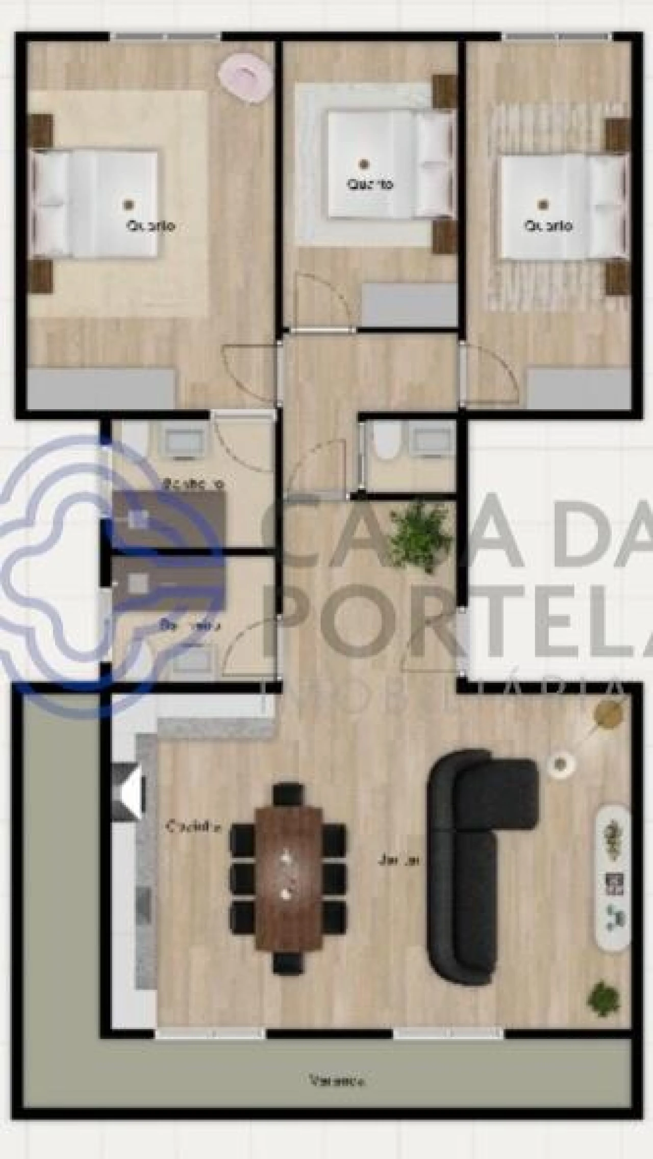 Apartamento T3 para Venda em Benfica Foto 2