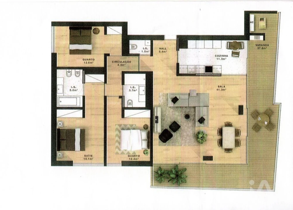 Apartamento T3 para Venda em Faro (Sé e São Pedro) Foto 30
