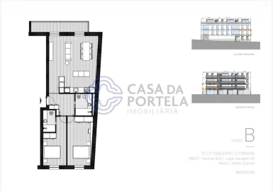 Apartamento T2 para Venda em Bonfim