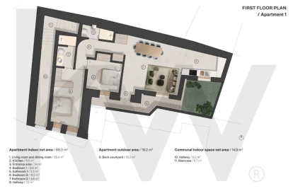 Apartamento T2 para Venda em Aldoar, Foz do Douro e Nevogilde