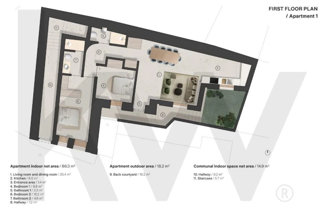 Apartamento T2 para Venda em Aldoar, Foz do Douro e Nevogilde Foto 14