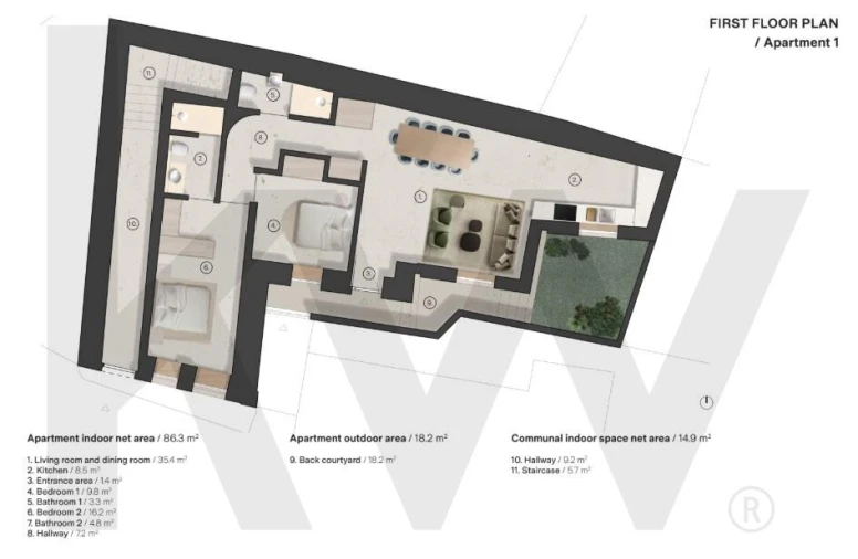 Apartamento T2 para Venda em Aldoar, Foz do Douro e Nevogilde Foto 14