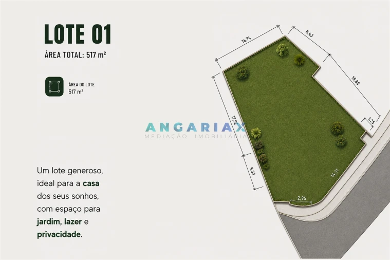 Terreno para Venda em Marinha Grande Planta 1