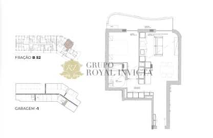Apartamento T1 para Venda em Oliveira do Douro