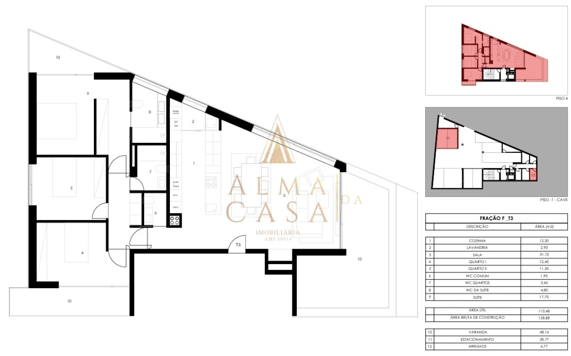 Apartamento T3 para Venda em Gondomar (São Cosme), Valbom e Jovim Foto 17