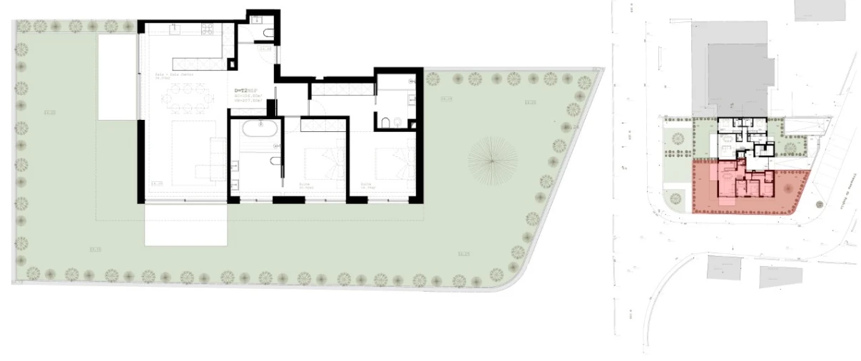 Apartamento T2 para Venda em São Felix da Marinha Planta 1