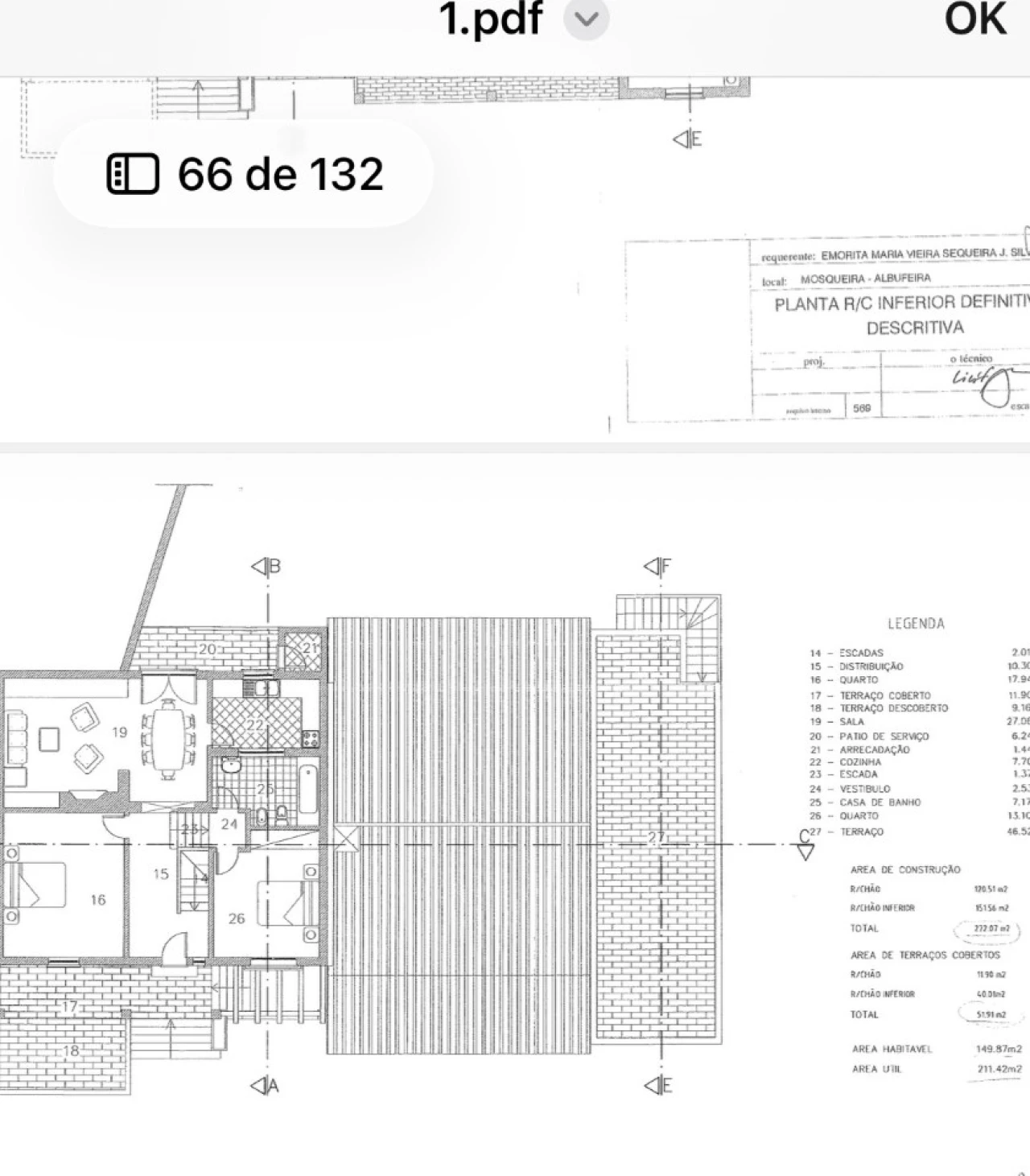 Moradia T5 para Venda em Ferreiras Planta 3