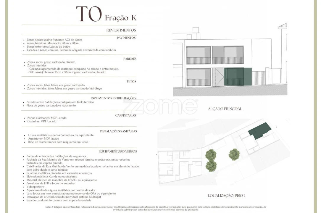 Apartamento T1 para Venda em Matosinhos e Leça da Palmeira Planta 2