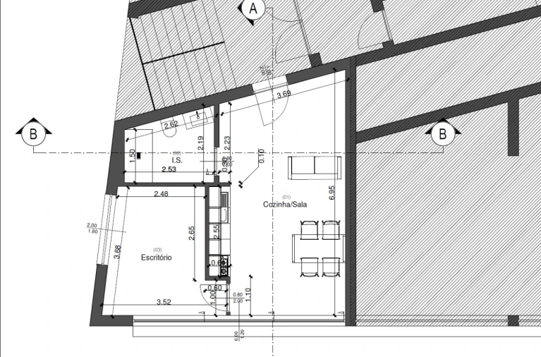 Apartamento T1 para Venda em Pombal Planta 1