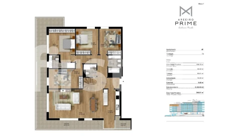 Apartamento T4 para Arrendamento em Areeiro