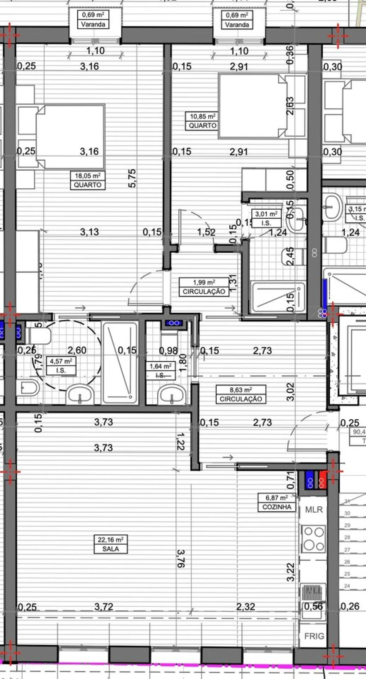 Apartamento T2 para Venda em Ericeira Foto 17