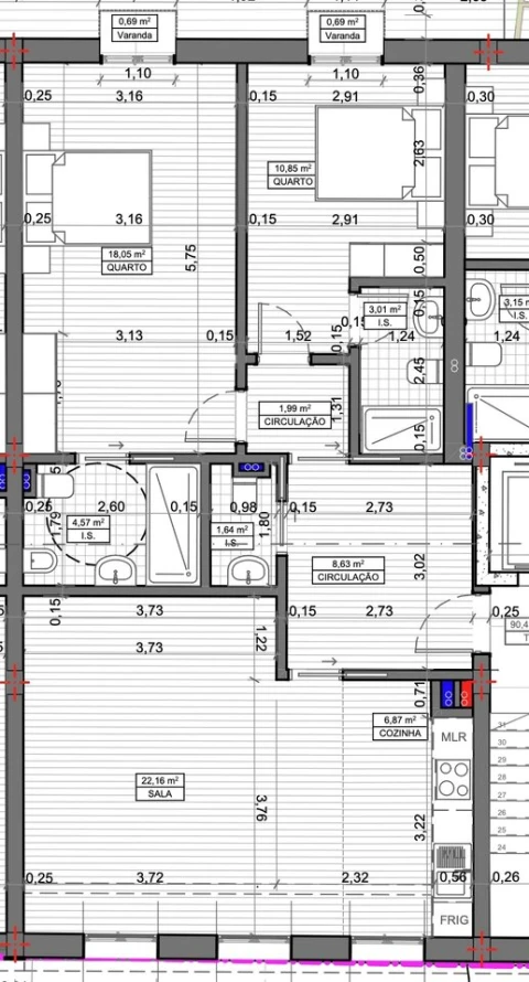 Apartamento T2 para Venda em Ericeira