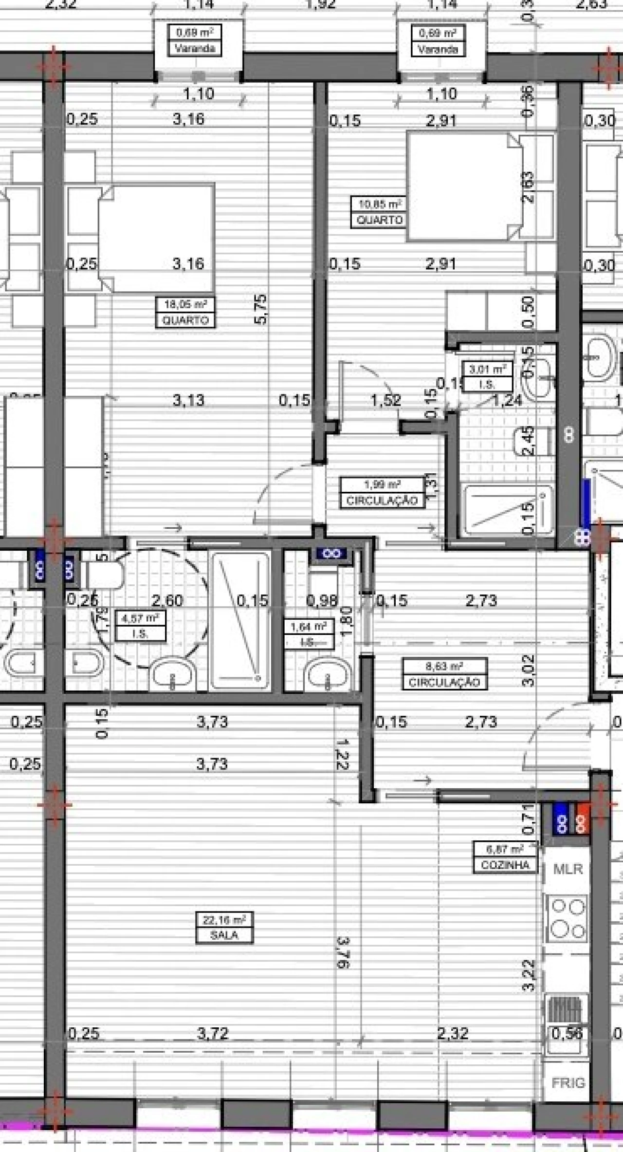 Apartamento T2 para Venda em Ericeira Foto 17