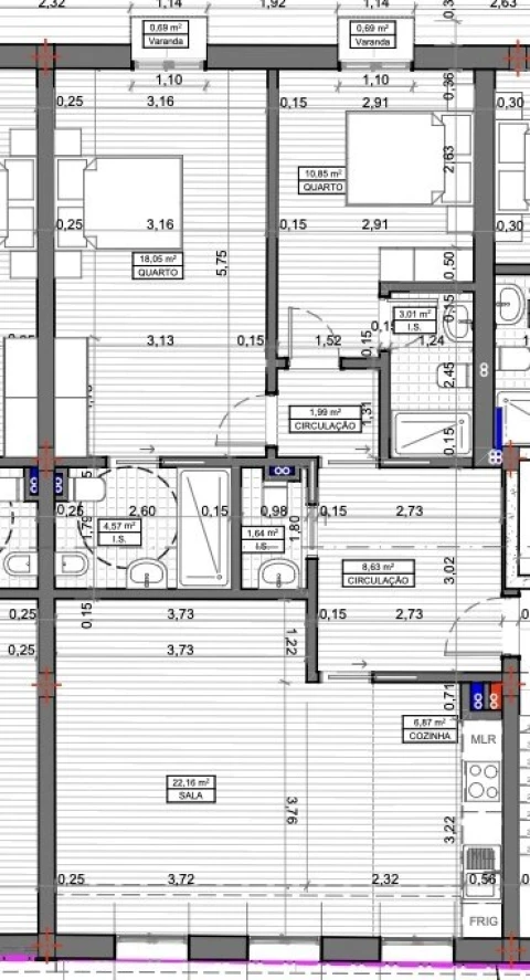 Apartamento T2 para Venda em Ericeira