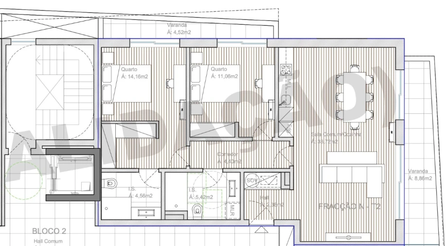 Apartamento T2 para Venda em Valença, Cristelo Covo e Arão Foto 15