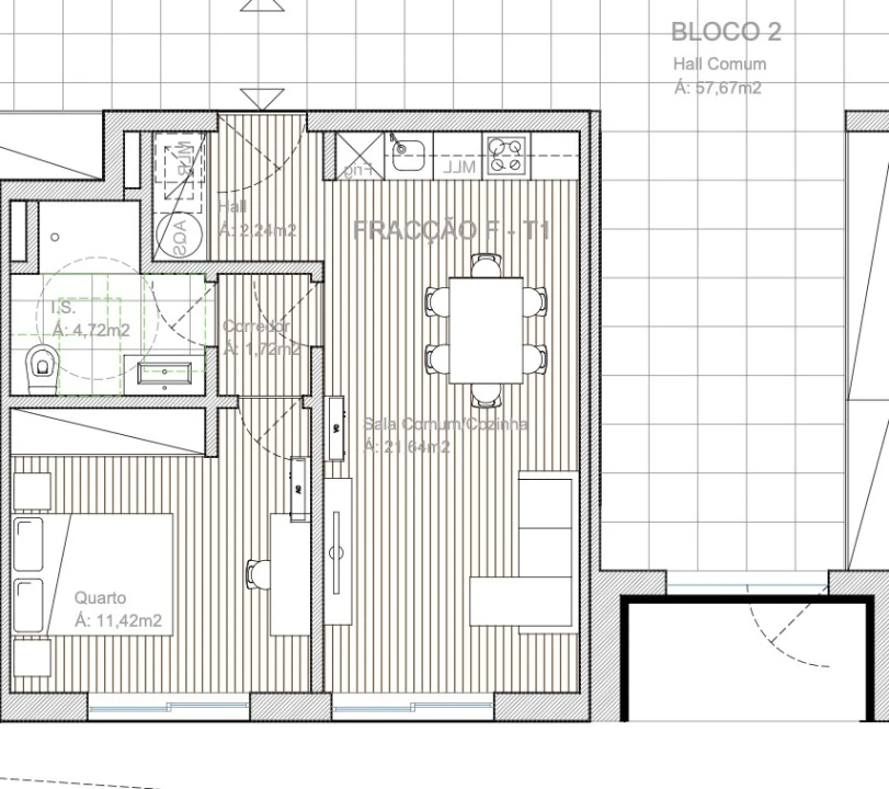 Apartamento T1 para Venda em Valença, Cristelo Covo e Arão Foto 10