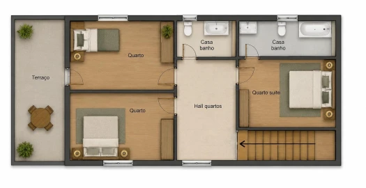 Moradia T3 para Venda em Ribafeita